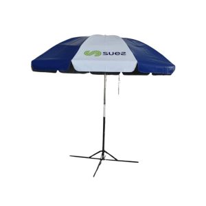 Round Parasol With Printing 108inch PVC Tarpaulin Suez
