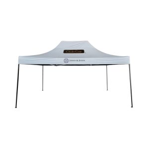 Foldable Tent With Printing 3m x 4.5m PVC Tarpaulin ClubCar Jebsen & Jessen F