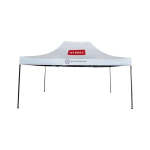 Foldable Tent With Printing 3m x 4.5m PVC Tarpaulin TORO Jebsen & Jessen