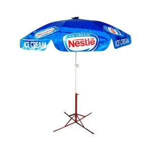 Round Paraso With Printing 80inch PVC Tarpaulin Nestle Ice Cream