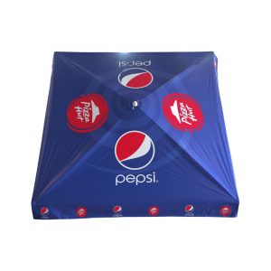 Square Parasol With Printing Pepsi Pizza Hut