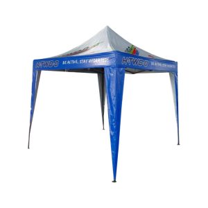 Foldable Tent With Printing 3m x 3m PVC with Scallion Legs Yeo