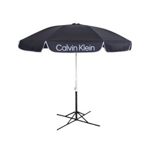 Round Parasol With Printing 80inch Round Parasol Oxford Material Calvin Klein