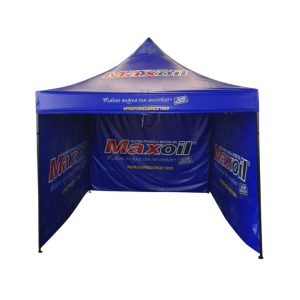 Foldable Tent With Printing 3m x 3m PVC Full Wall MaxOil