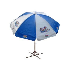 Round Parasol With Printing 96inch PVC Tarpaulin (8panels) 100Plus 2010