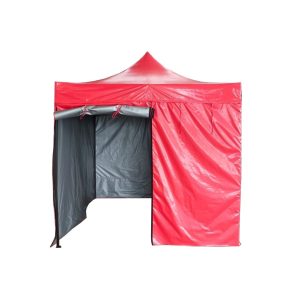 Foldable Tent With Printing 3m x 3m PVC Full Wall Red