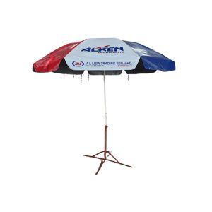Round Parasol With Printing 96inch PVC Tarpaulin (8panels) Alken