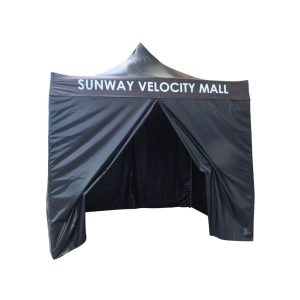 Foldable Tent With Printing 3m x 3m PVC Full Wall Sunway Velocity