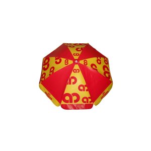 Round Parasol With Printing 96inch PVC Tarpaulin (8panels) Am Bank