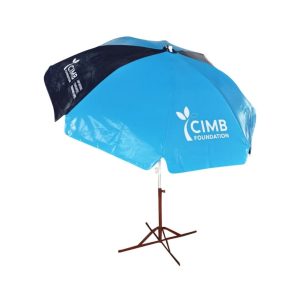 Round Parasol With Printing 96inch PVC Tarpaulin (8panels) CIMB