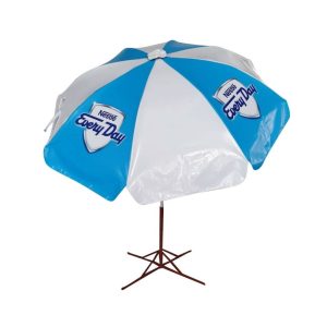 Round Parasol With Printing 96inch PVC Tarpaulin (8panels) EveryDay