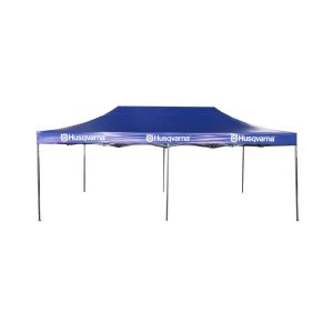 Foldable Tent With Printing 3m x 6m PVC Tarpaulin Husqvarna