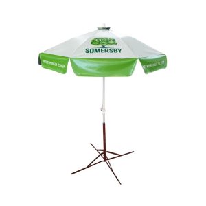 Round Parasol With Printing 60inch PVC Tarpaulin Somersby