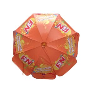 Round Parasol With Printing 96inch PVC Tarpaulin (8panels) FN