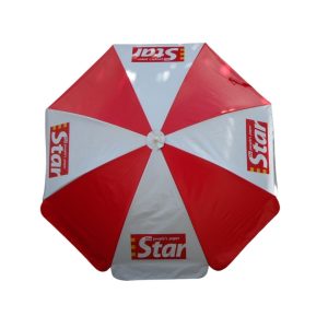 Round Parasol With Printing 96inch PVC Tarpaulin (8panels) Star