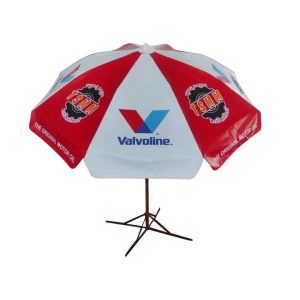 Round Parasol With Printing 96inch PVC Tarpaulin (8panels) Valvonline TSMM